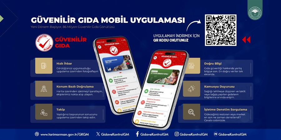 GÜVENİLİR GIDA MOBİL UYGULAMASI